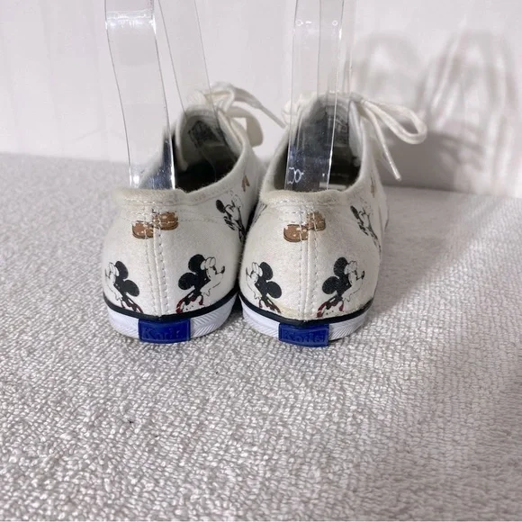 Keds Disney Mickey Mouse Print Lace Up Sneakers 5 - Picture 4 of 12